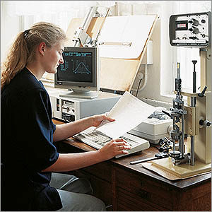 Federherstellung 1992 in der Alfred Weigel Federnfabrik für technische Federn